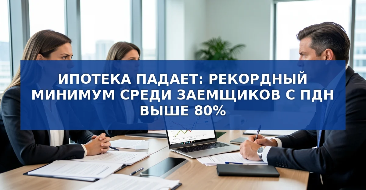 Ипотека в России: рекордный спад среди заемщиков с высокой долговой нагрузкой