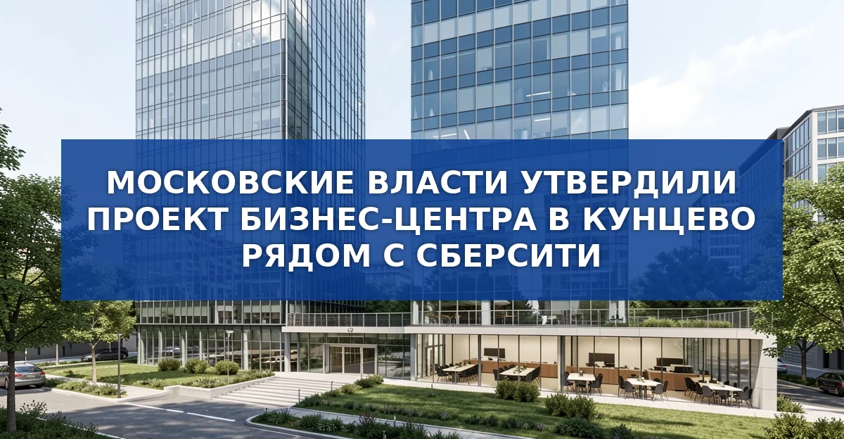 Московские власти одобрили масштабный бизнес‑центр в Кунцево площадью более 71 000 м²