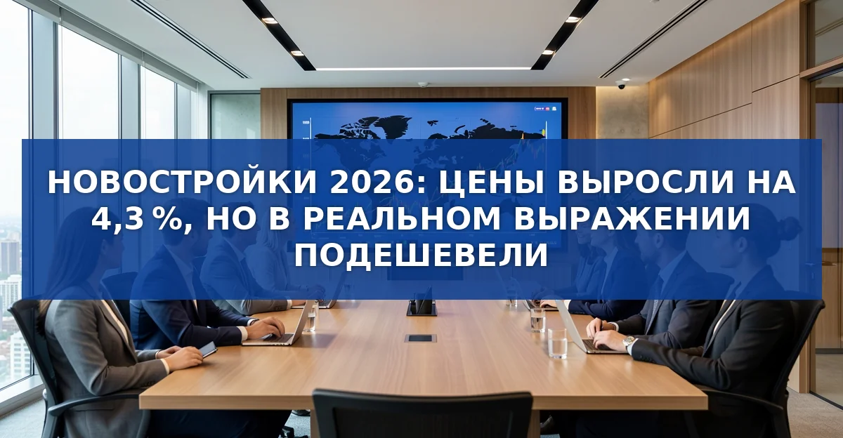 Цены на новостройки в 2026 году: рост, региональные различия и прогнозы