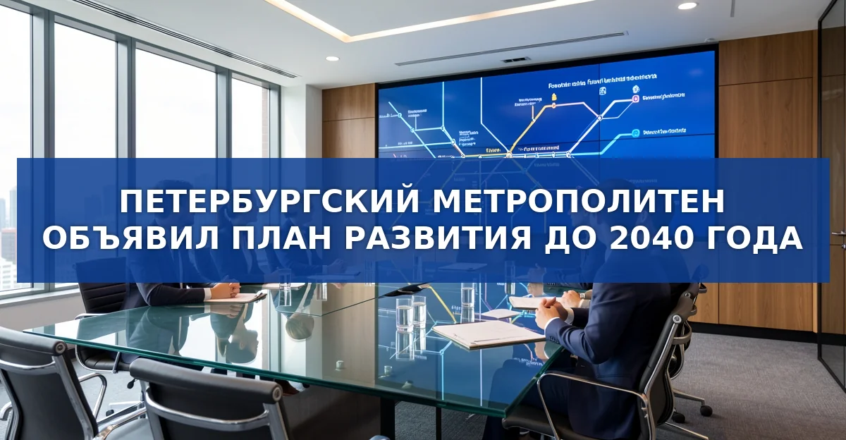 Метрополитен Петербурга: план развития до 2040 года