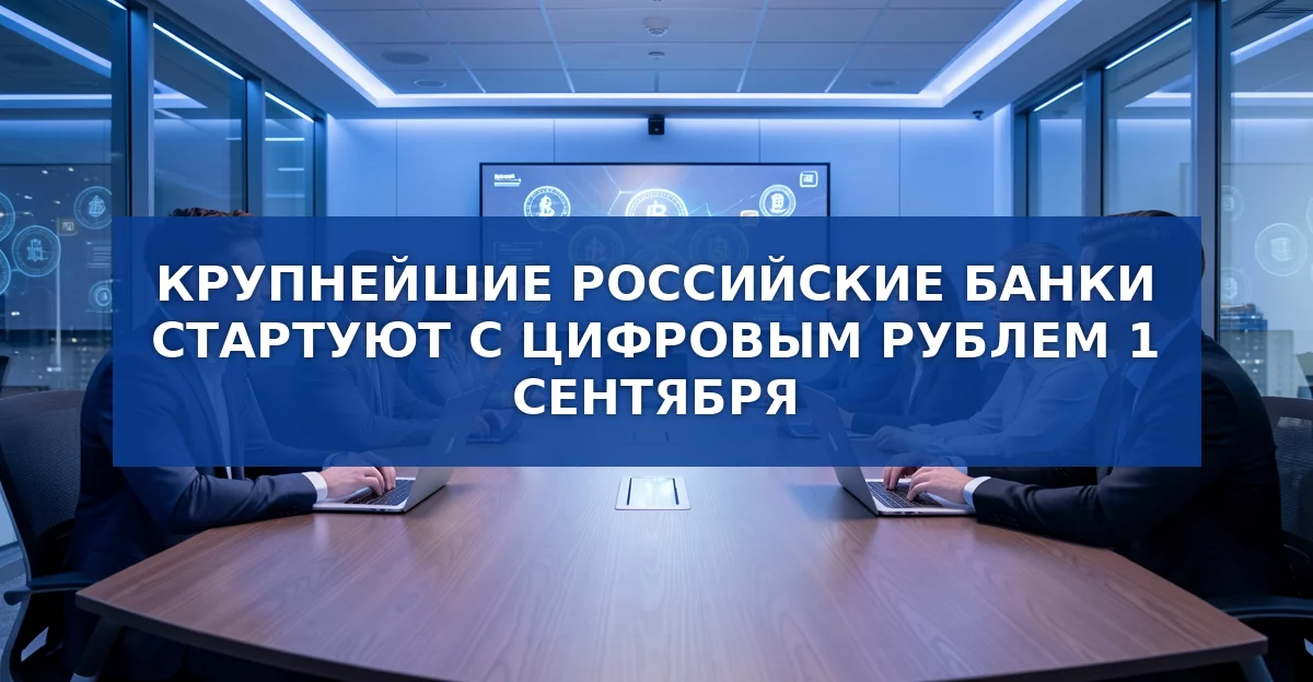 Крупнейшие российские банки начнут обслуживать цифровой рубль с 1 сентября