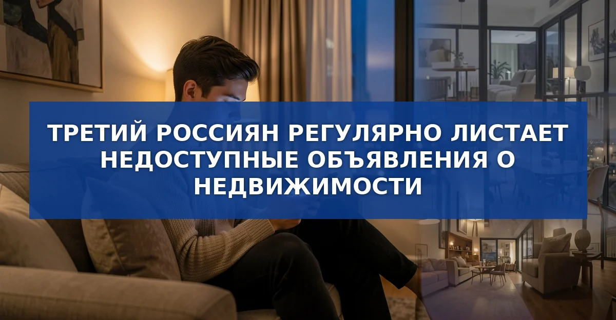 Почему россияне постоянно просматривают недоступные квартиры: цифры и психология