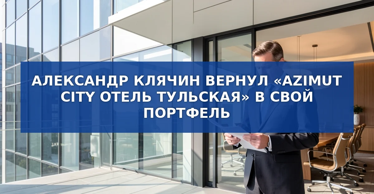 Клячин вернул контроль над отелем Azimut City в Москве
