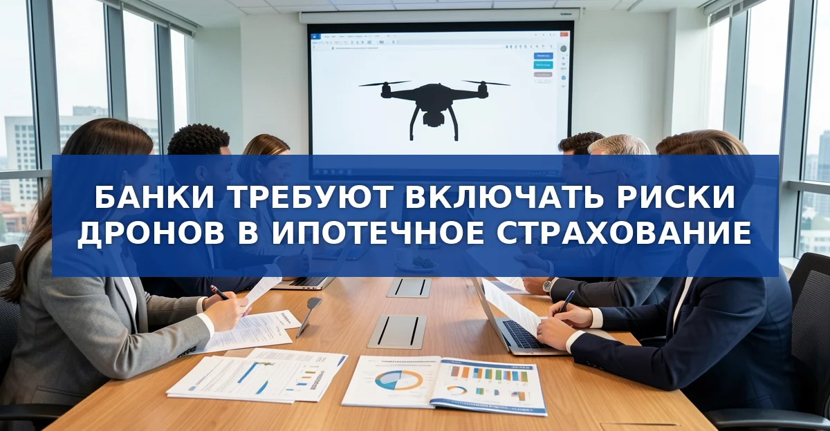 Банки вводят обязательное страхование от дронов: что изменится для ипотечных заемщиков