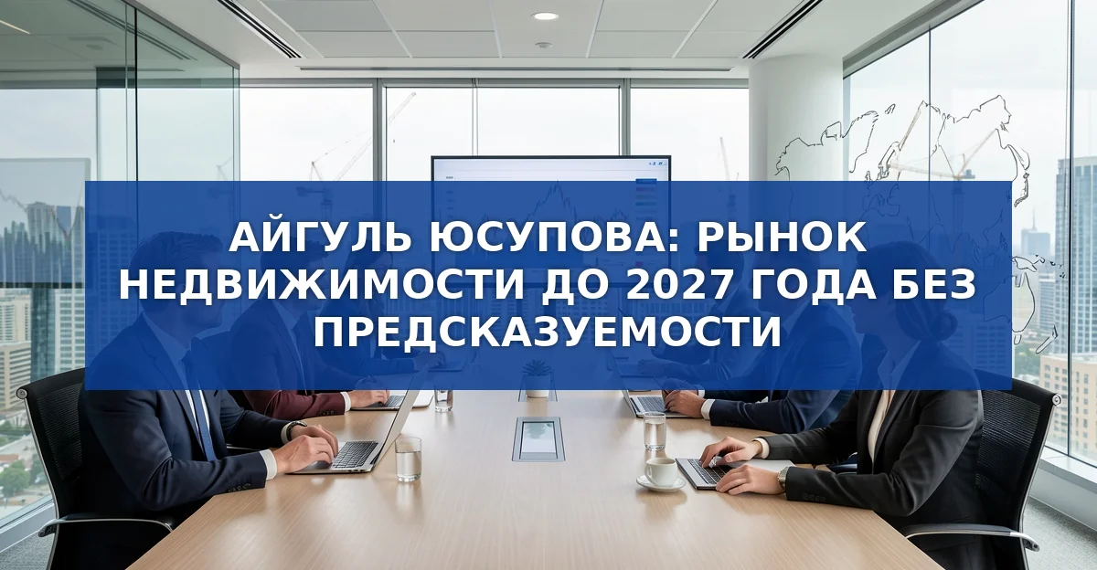 Айгуль Юсупова о непредсказуемом рынке недвижимости до 2027 года