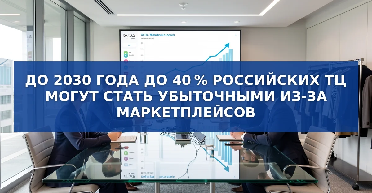 К 2030 году до 40 % российских ТЦ могут стать убыточными из‑за онлайн‑модных маркетплейсов