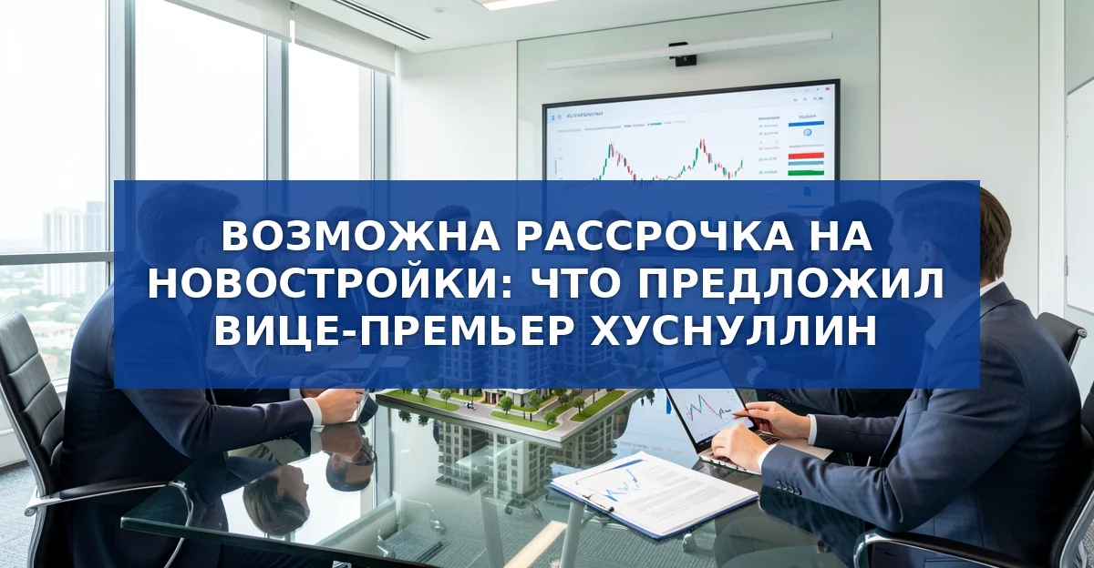 Новая схема рассрочки на новостройки: что предложил вице‑премьер Хуснуллин