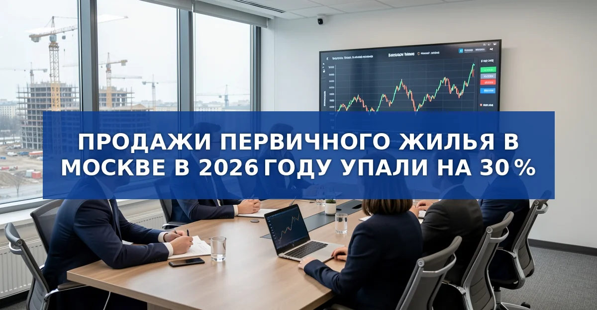 Снижение продаж новостроек в Москве в 2026 году: причины, последствия и прогнозы
