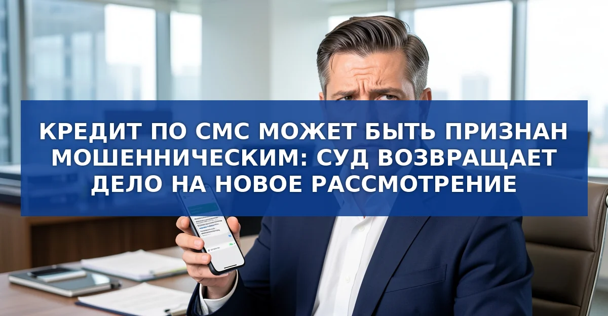 Кредит по СМС без согласия: как суд признал договор мошенническим
