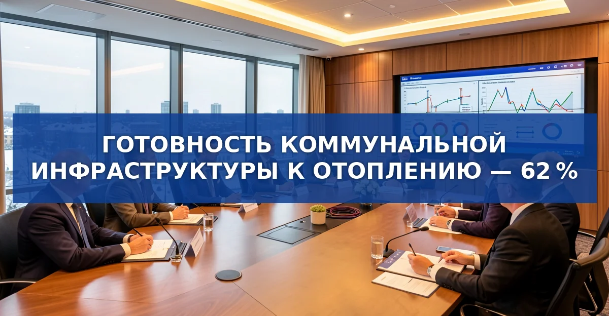 Готовность коммунальной инфраструктуры к отопительному сезону – 62 %: что ждать гражданам