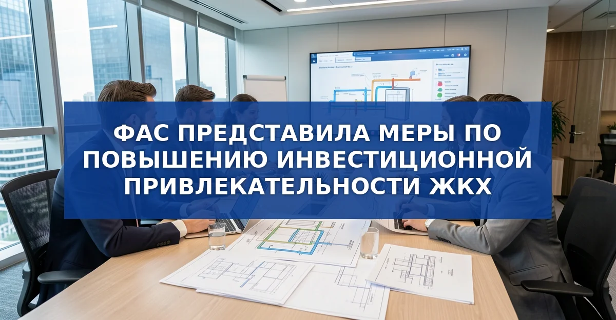 ФАС предлагает новый механизм инвестиционной надбавки для ЖКХ
