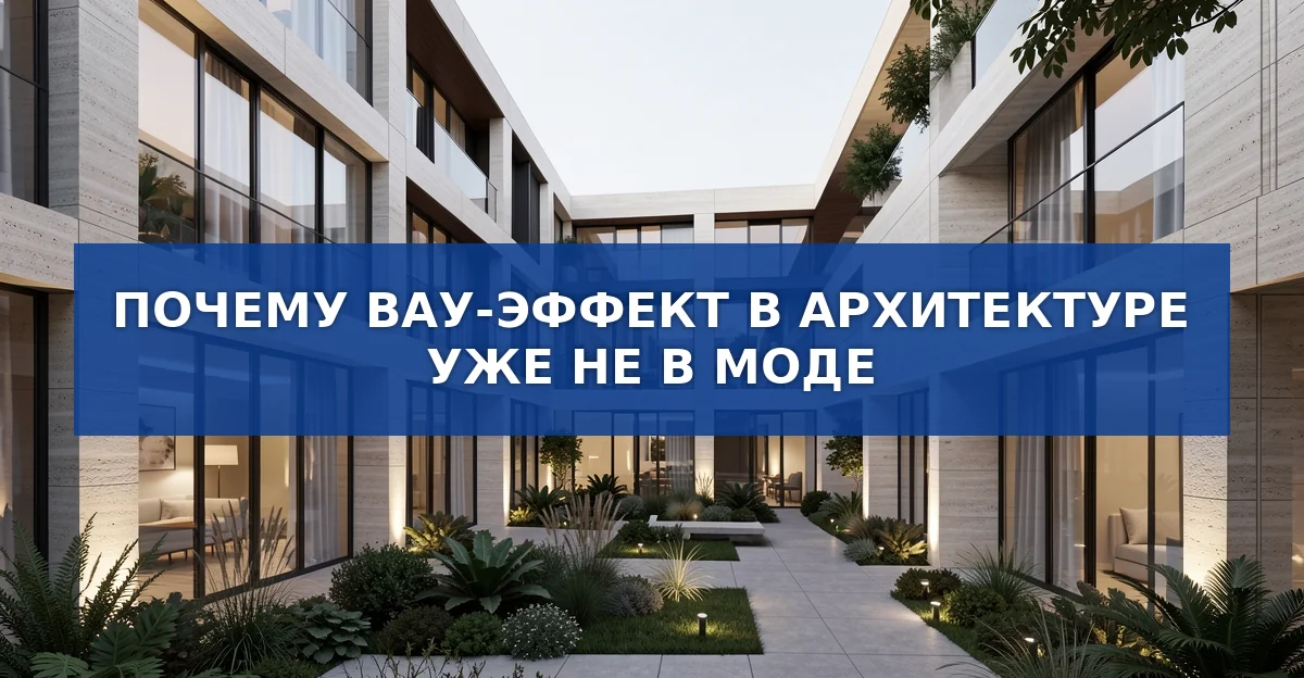 Почему архитектура ради вау‑эффекта теряет актуальность: взгляд эксперта