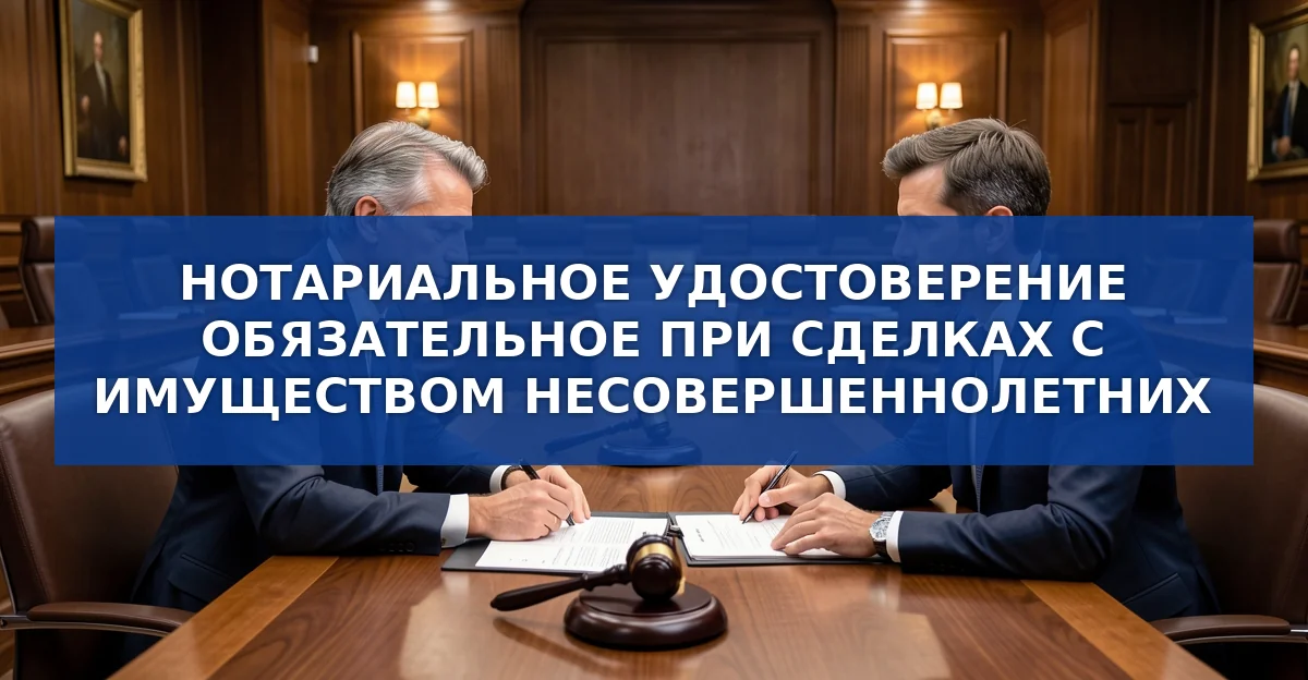 Нотариальное удостоверение обязательное при сделках с недвижимостью несовершеннолетних: разбор судебной практики