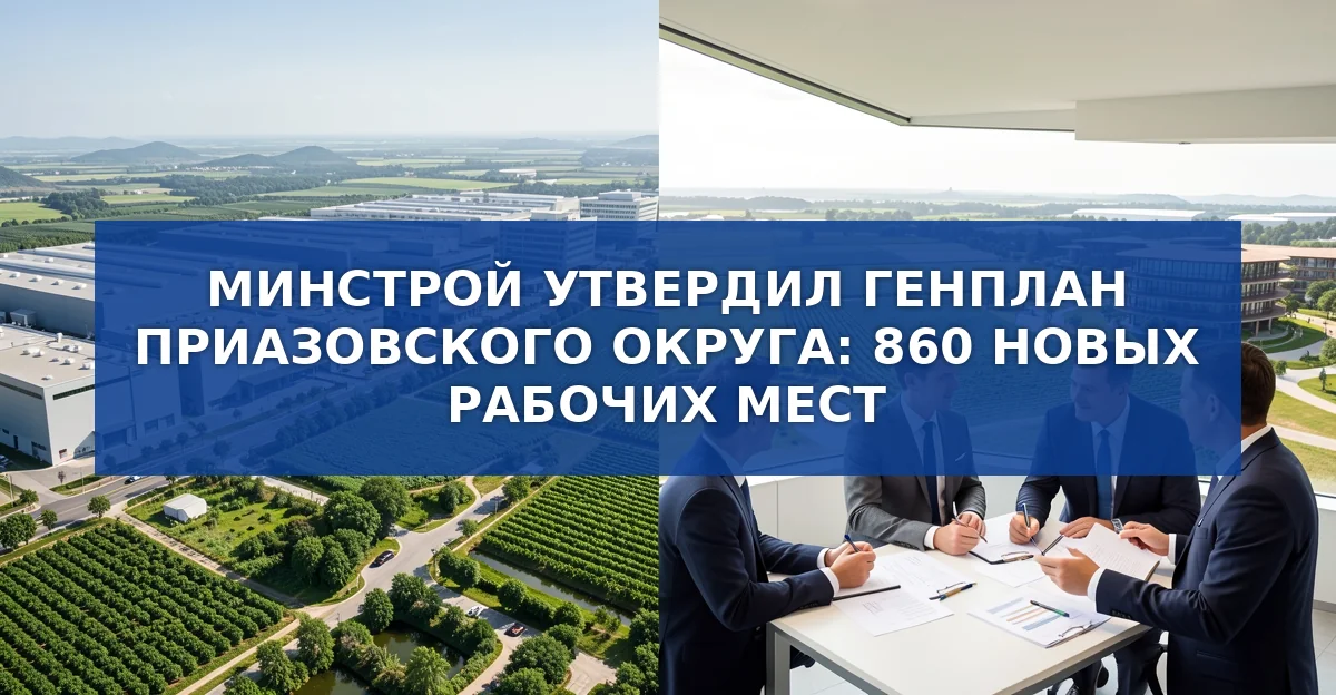 Генплан развития Приазовского округа: 860 новых рабочих мест и масштабные инвестиции