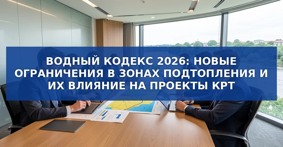 Новые ограничения Водного кодекса: что изменилось и как это отразится на строительстве