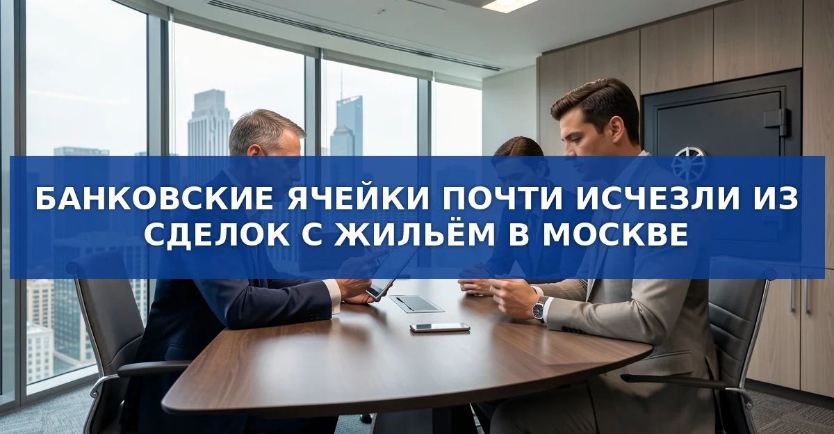 Сокращение использования банковских ячеек в сделках с жильём: почему в Москве почти исчезли «серые» схемы