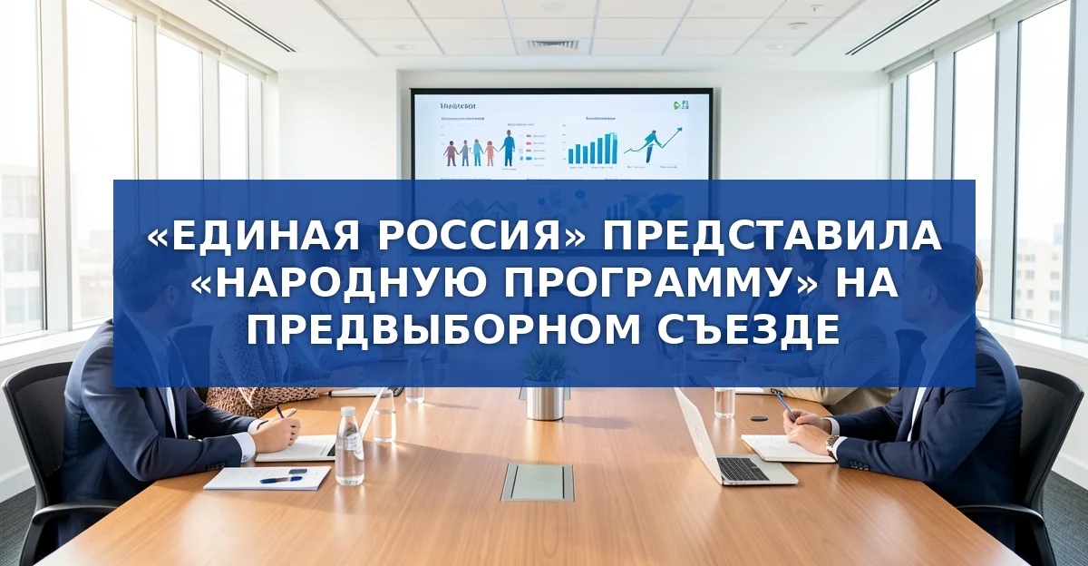 Съезд «Единой России»: новая Народная программа и её ключевые приоритеты