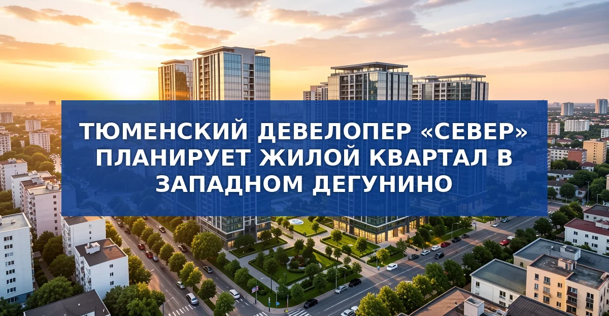 Новый жилой квартал комфорт‑класса в Западном Дегунино от компании «Север»