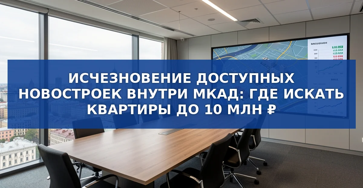 Почему внутри МКАД исчезли новостройки до 10 млн ₽: анализ рынка