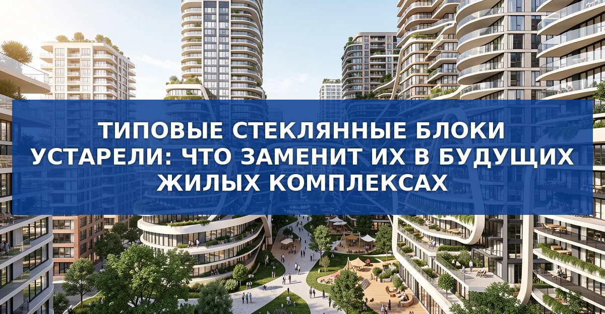 Типовые стеклянные блоки уходят: что будет в жилой архитектуре будущего