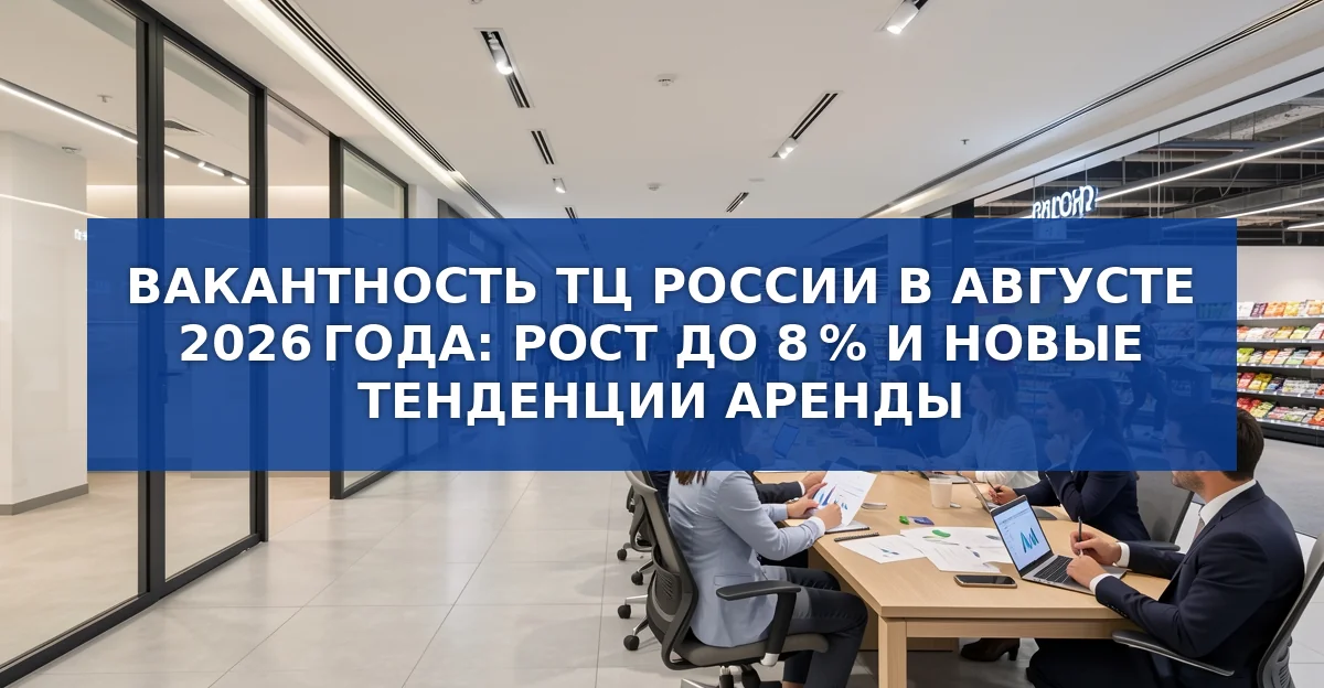 Обложка материала: Рост вакантности в российских торговых центрах: причины, последствия и стратегии