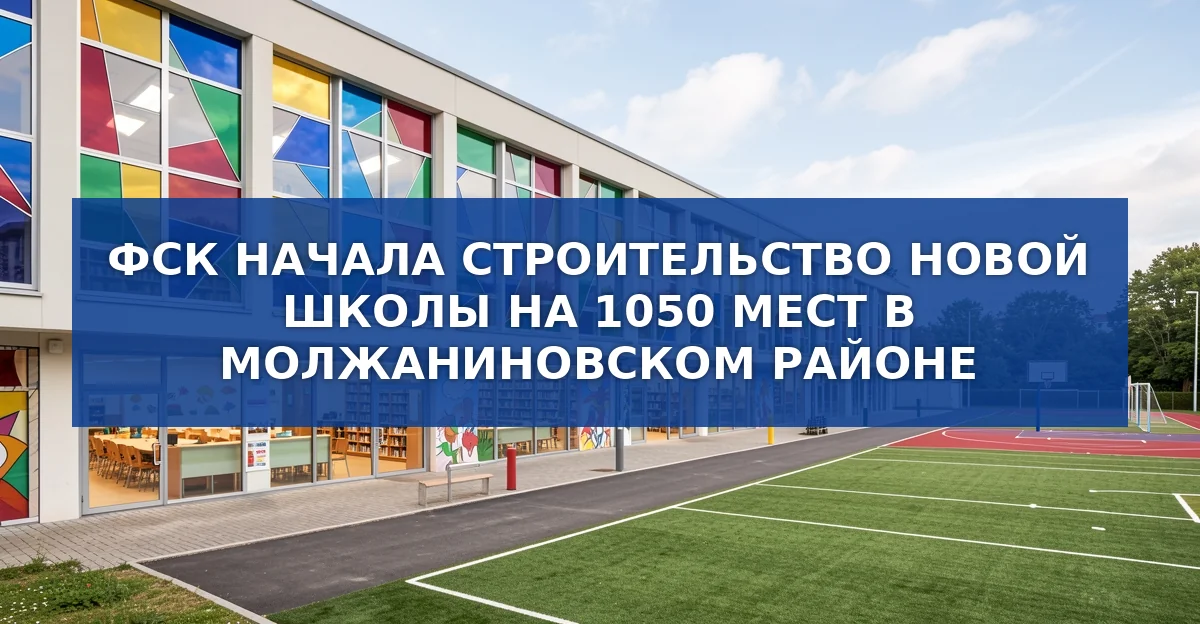Новый школьный комплекс в Молжаниновском районе: детали проекта и его значение для региона