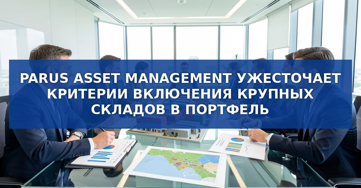 Parus Asset Management меняет стратегию инвестиций в складскую недвижимость