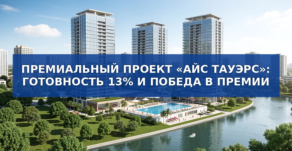 Флагманский премиум‑комплекс «Айс Тауэрс» от ГК ГРАД Девелопмент: статус, план и награды
