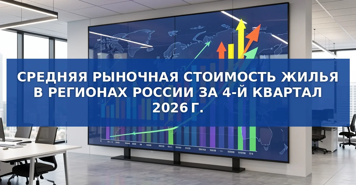 Стоимость квадратного метра в России: рост, падения и региональные различия во 2‑м полугодии 2026 года