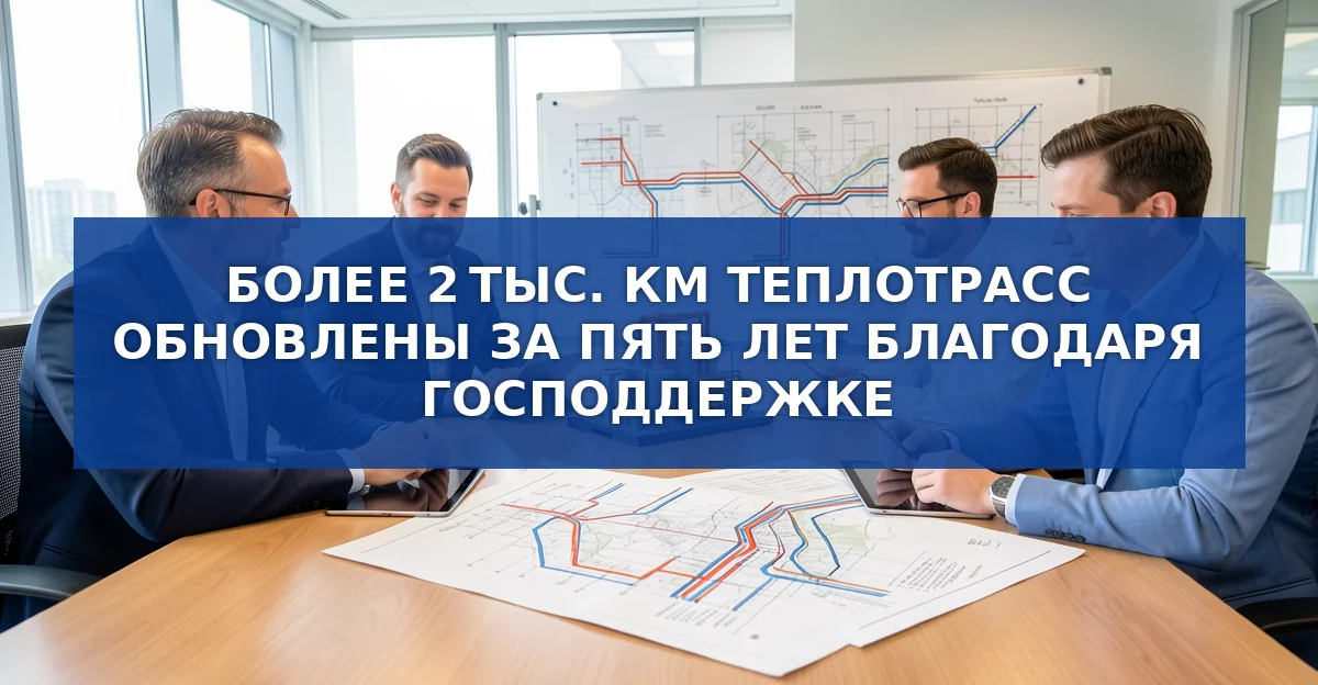 Модернизация теплотрасс в России: результаты пятилетней государственной поддержки