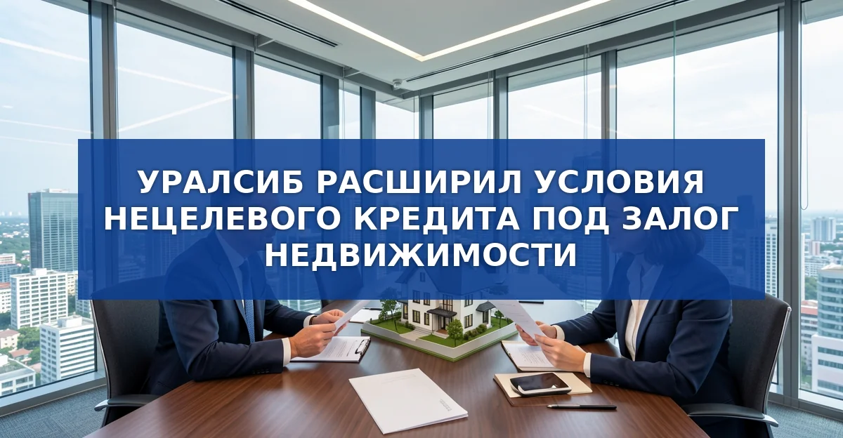 Уралсиб расширил условия залога и повысил лимиты кредитов