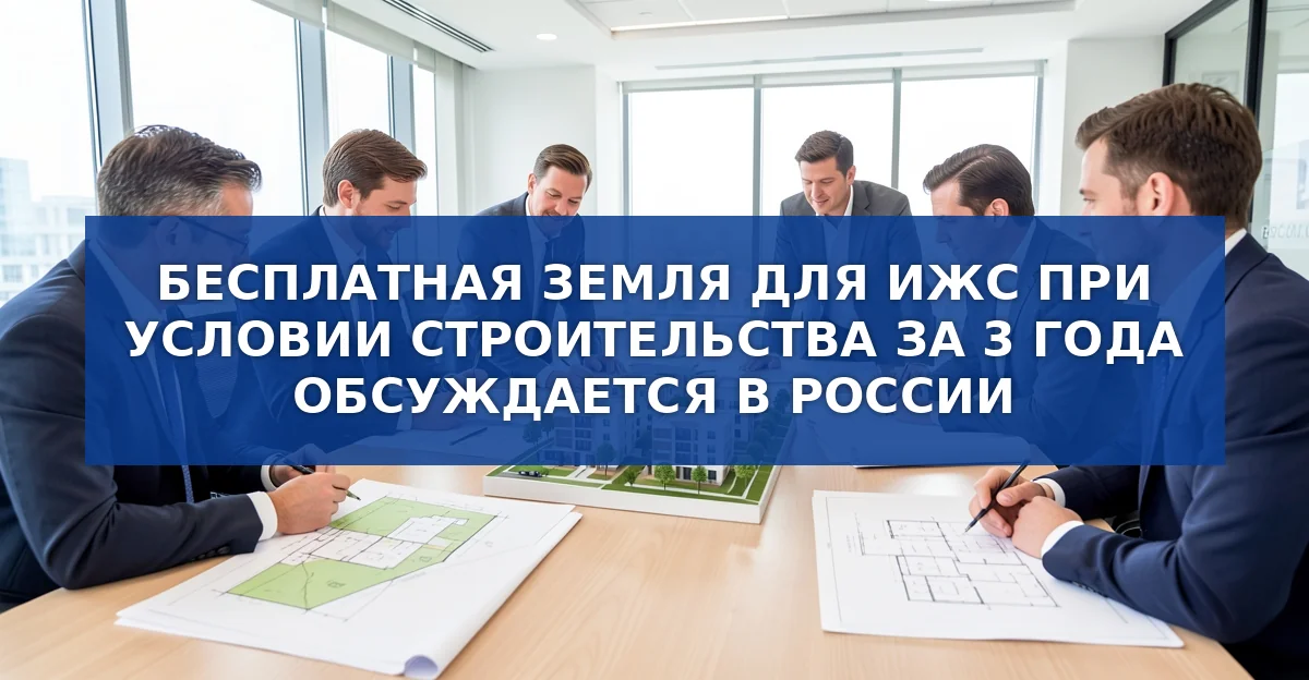Бесплатные земельные участки для ИЖС: шанс ускорить строительство жилья в России