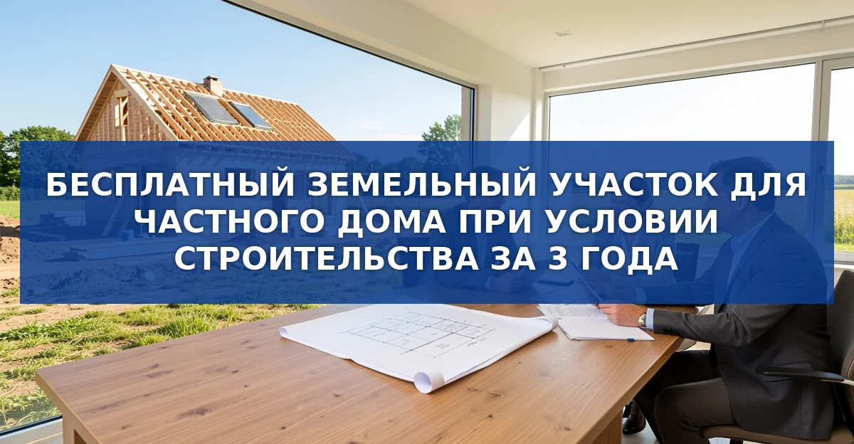 Бесплатный земельный участок под дом: условия, контроль и перспективы