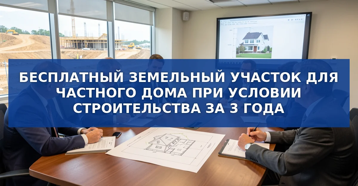 Бесплатный земельный участок для строительства дома: детали инициативы и её последствия