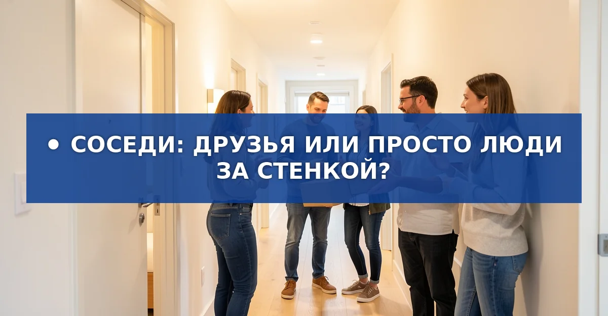 Соседи в многоквартирных домах: зачем знать друг друга и как наладить отношения