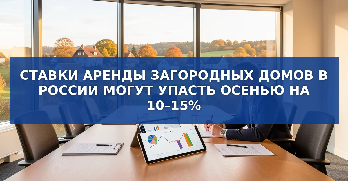 Осеннее снижение арендных ставок загородных домов: что ждать арендаторам