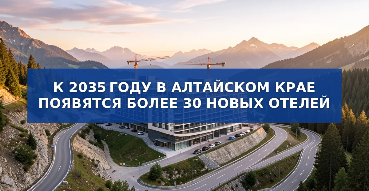 К 2035 году в Алтайском крае появятся более 30 новых гостиниц: перспективы и препятствия