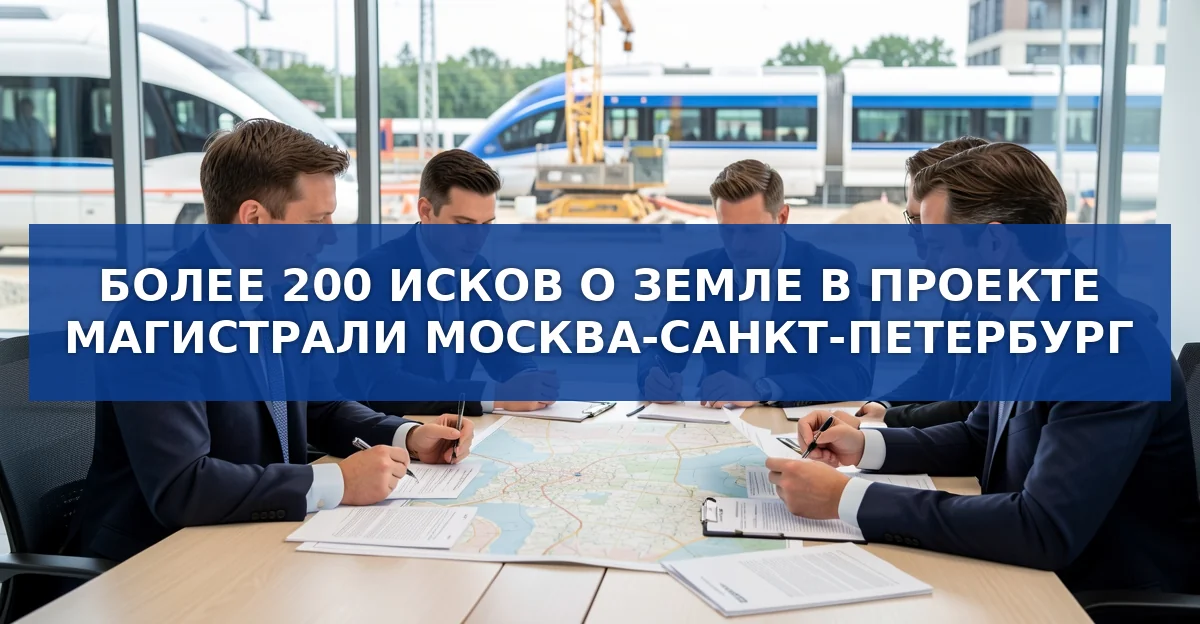 Более 200 исков против проекта «Москва‑Санкт‑Петербург»: кто и почему сопротивляется