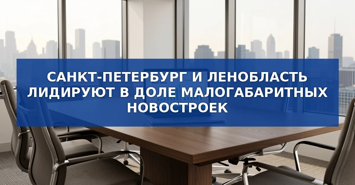 Малогабаритные квартиры в России: кто лидирует и почему их доля падает