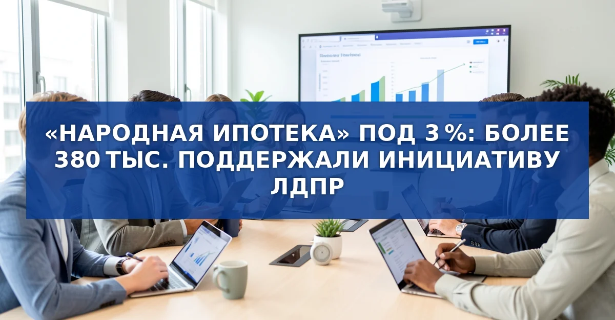 Народная ипотека под 3 %: как ЛДПР планирует изменить жилищную политику России