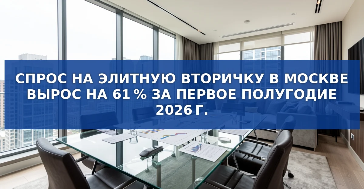 Спрос на элитную вторичку в Москве подскочил на 61 %: причины и ценовые тенденции