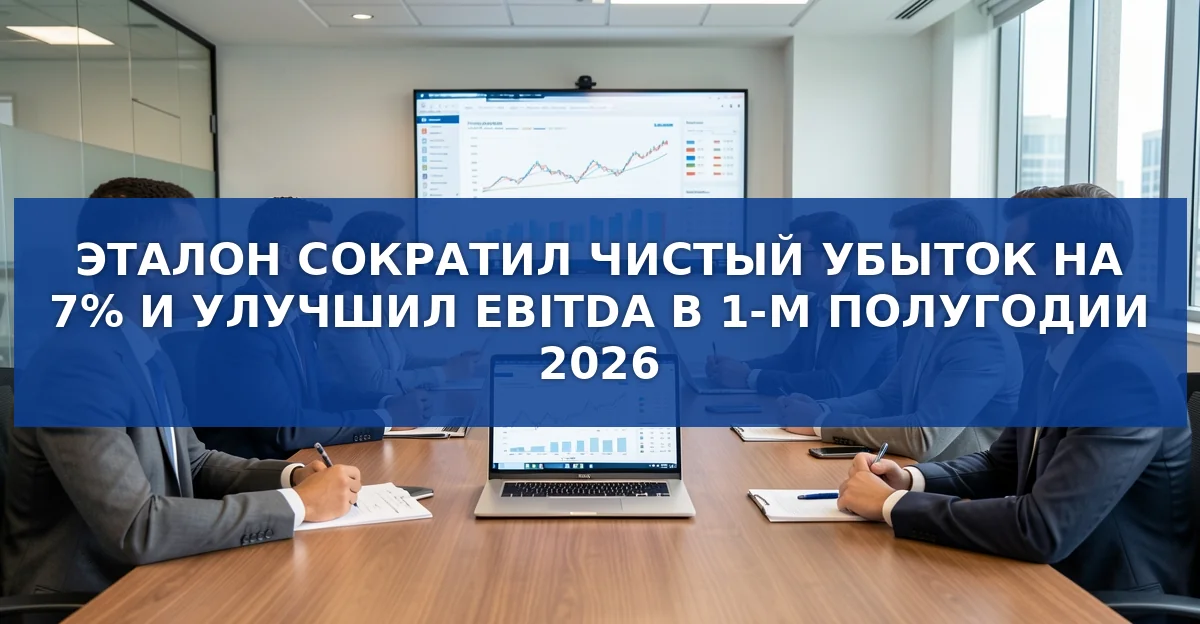 Финансовый отчёт «Эталон» за первое полугодие 2026 г.: убытки сократились, но выручка падает