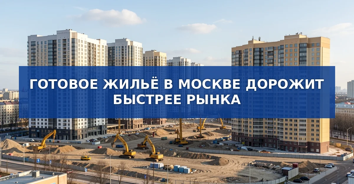 Готовое жильё в Москве дорожит быстрее рынка: причины и цифры
