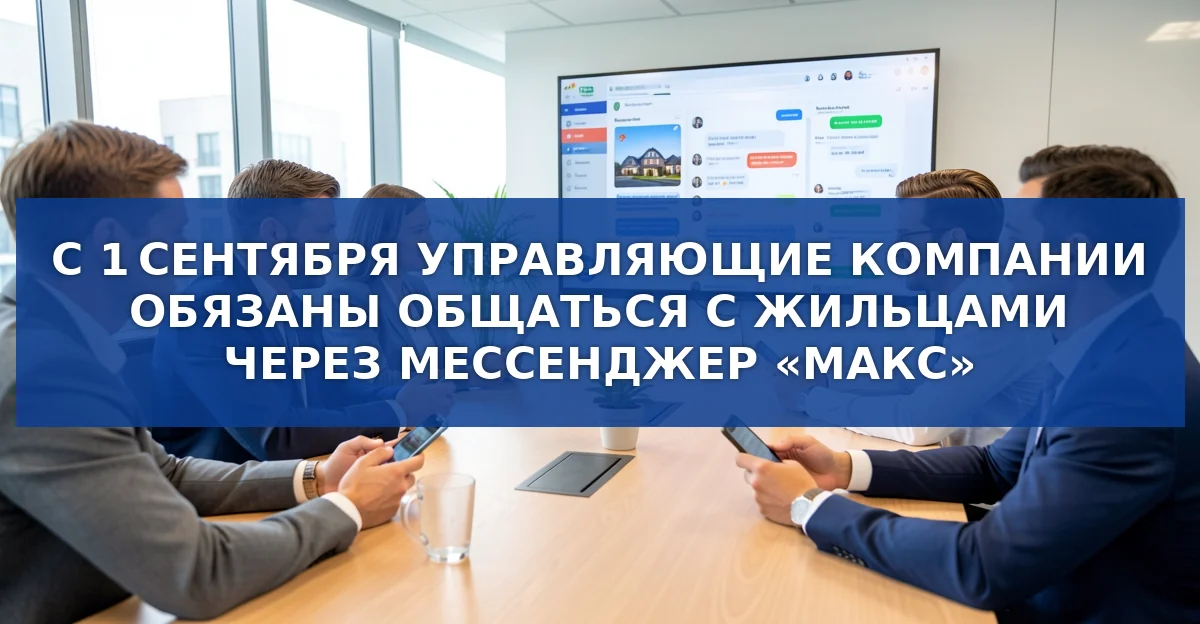 Новые правила общения жильцов с управляющими через мессенджер «Макс»