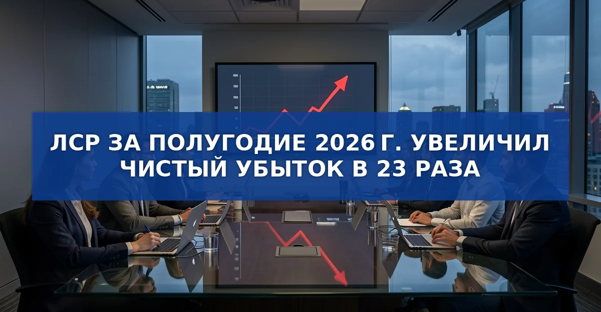 Крупный рост чистого убытка у девелопера ЛСР в первой половине 2026 года