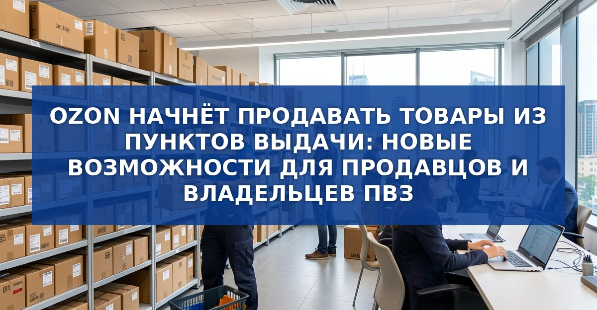 Ozon открывает новый формат продаж через более 80 тысяч пунктов выдачи