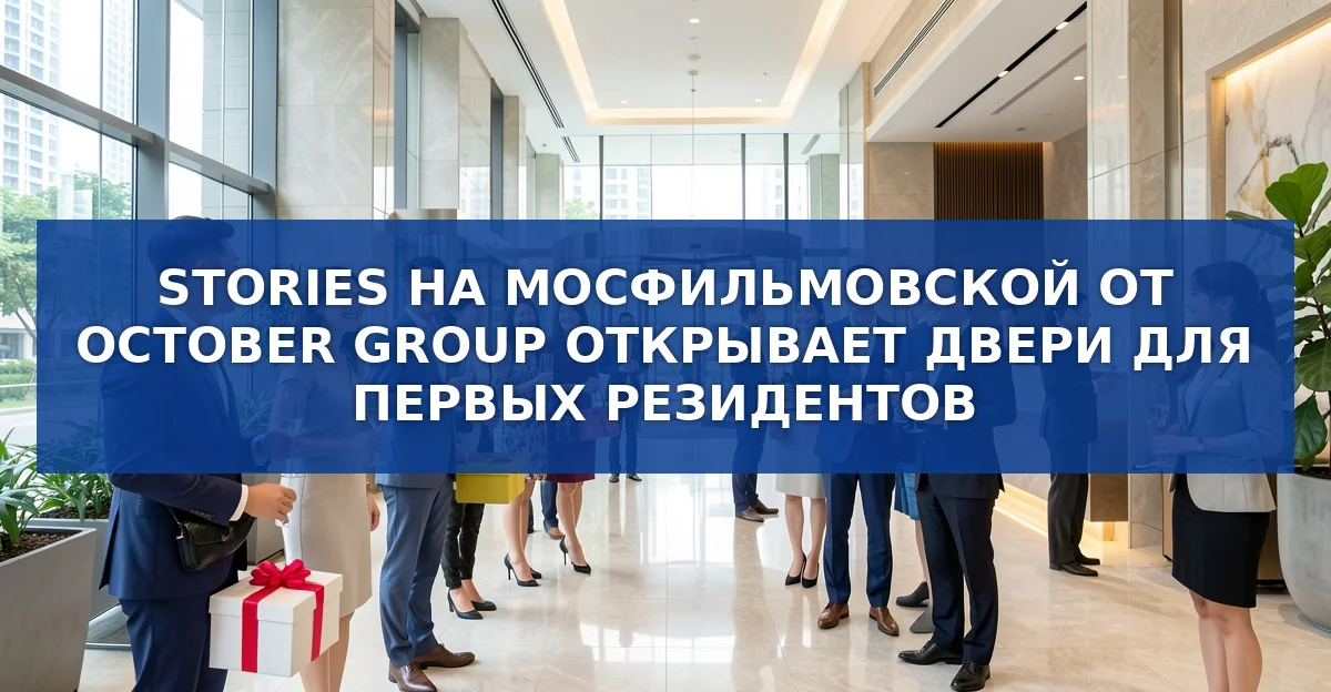 Stories на Мосфильмовской: первые резиденты получат ключи от OCTOBER GROUP