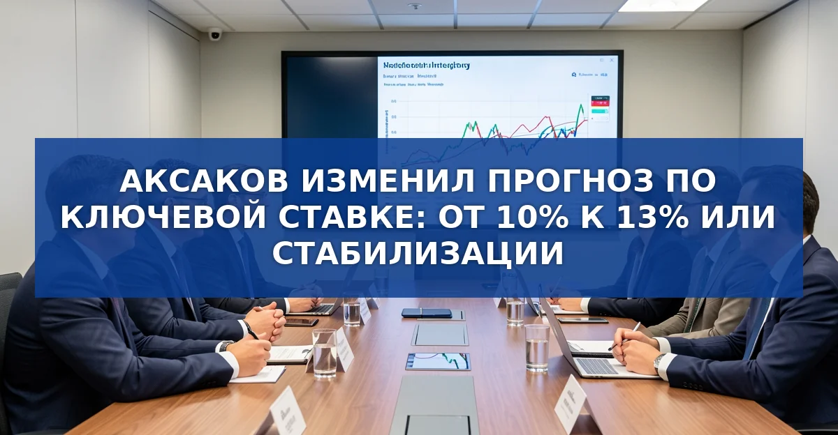 Обложка материала: Аксаков пересмотрел прогноз: ключевая ставка в 2026 году может удержаться или упасть до 13 %