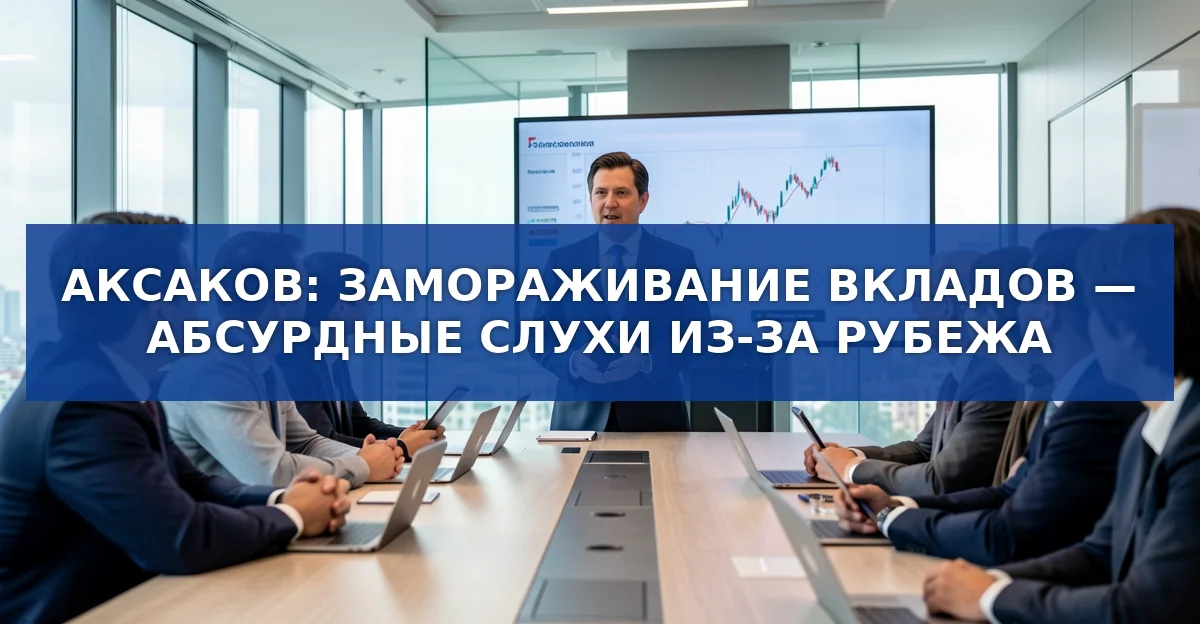Аксаков опроверг слухи о замораживании вкладов: почему это невозможно
