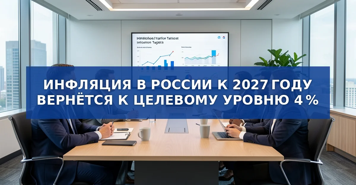 Инфляция к 2027 году: цель 4 % и пути её достижения
